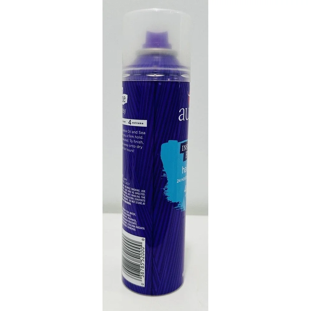 Aussie Instant Freeze Hairspray 24 Hour #4 Extreme Hold 7 Oz Aerosol Spray